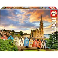 Educa Cobh Cathédrale Irlande Puzzle 1000 pièces Multicolore One Size