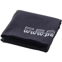 Pearl Drap De Bain Microfibre Noir - 180 X 90 Cm