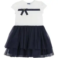 Chicco Robe marine / blanc