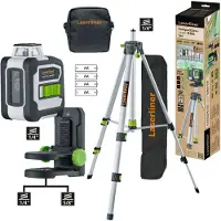 Laserliner CompactLine-Laser G360 Kit Laser À Croix Avec Trépied Dans Un Sac - 2 Lignes - 30 M - Vert - Bluetooth