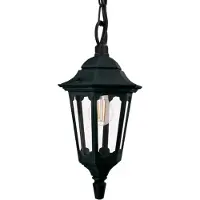 Elstead Lighting Suspension d'extérieur noire E27 60 W Parish Elstead