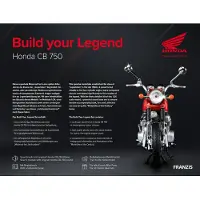 Franzis Maquette Honda CB 750 échelle 1:24 BUILD YOUR LEGEND