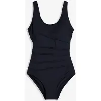 Bonprix Maillot 1 pièce sculptant à plis décoratifs, maintien léger