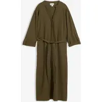 Bonprix Robe à poches en lin et viscose