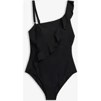 Bonprix Maillot 1 pièce asymétrique à bretelle amovible