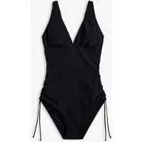 Bonprix Maillot 1 pièce sculptant avec laçages, maintien léger