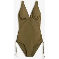 Bonprix Maillot 1 pièce sculptant avec laçages, maintien léger