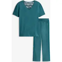 Bonprix Pyjama à dentelle