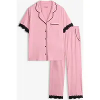 Bonprix Pyjama boutonné en matière douce