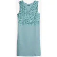 Bonprix Chemise de nuit avec empiècement dentelle