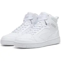 Puma Baskets hautes 'Rebound v6' gris / blanc