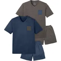 Bonprix Lot de 2 pyjashorts (ens. 4 pces)
