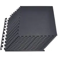 Vevor Tapis de Sol Puzzle Fitness 24PCs 61x61x1,4 cm