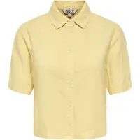 ONLY Chemisier 'ONLGoa' jaune clair