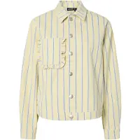 Pieces Veste mi-saison 'PCBillo' bleu / jaune / blanc