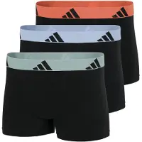 Adidas Underwear Active Flex Cotton Boxers 3 Units Noir XL Homme