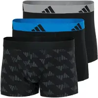 Adidas Underwear Active Flex Cotton Boxers 3 Units Noir M Homme