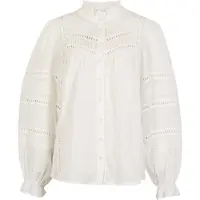Apricot Chemisier 'Lace' blanc