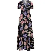 Apricot Robe 'Chloe' bleu marine / vert clair / lavande / rose