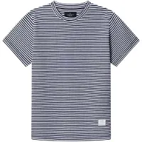 Hackett London Heritage H Stripe Short Sleeve T-shirt Bleu 9 Years Garçon