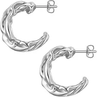 Yokoamii Boucles d'oreilles argent