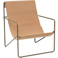 Ferm Living Desert Chaise Longue Olive | Sand