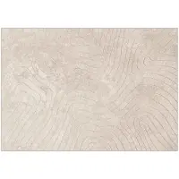 vidaXL Tapis PALMERAS Beige 140 x 200 cm Polyester