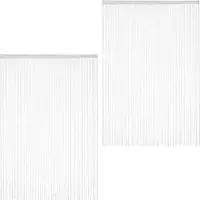 Relaxdays 2x rideaux de fil (145 x 245 cm)