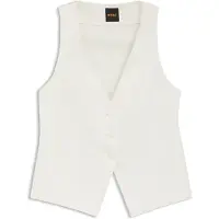 BOSS Gilet coupe moderne avec dos ouvert
