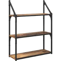vidaXL Étagère Murale Bois Ancien 60 x 21 x 78,5 cm Bois d'ingénierie
