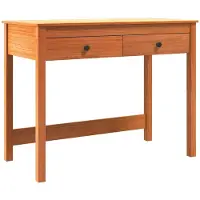 vidaXL Bureau Max Braun, en bois massif de pin, 100 x 50 x 78 cm