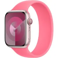 Apple Bracelet Boucle unique en Silicone Watch | 44/45/46/49 mm - Taille 8 - Pink