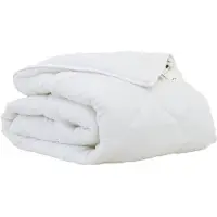 vidaXL Couverture d'été blanche 200 x 155 x 3 cm en polyester