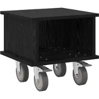 vidaXL Meuble TV Chêne noir 37 x 35 x 35 cm Bois d'ingénierie