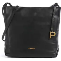 PICARD sac à épaule bandoulière sac à épaule Valesca Hand Bag Black noir