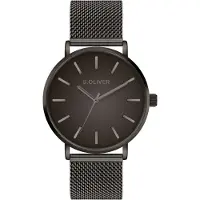 s.Oliver Montre à affichage analogique noir
