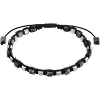 True Rebels Bracelet noir / argent