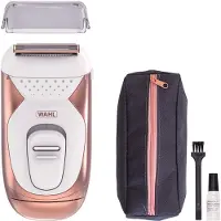 Wahl Épilateur électrique Visage Facial Hair Remover Blanc Rose