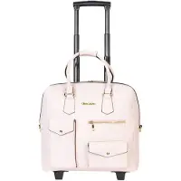 Olivia Lauren Lauren Laptoptrolley Dames / Businesstrolley - 17 inch - Kunstleer - Tokyo - Roze, Valise, Pink, Rose
