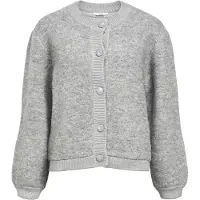 Object Cardigan 'OBJMERLE' gris chiné