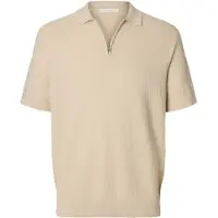 Selected T-Shirt 'SLHCran' beige foncé