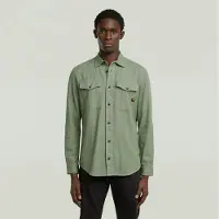G-Star Marine Slim Long Sleeve Shirt Vert M Homme