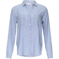 s.Oliver Red Label Chemisier bleu / blanc