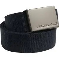Urban Classics Ceinture bleu marine / argent