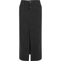 Urban Classics Slit Denim Skirt Noir 26 Femme