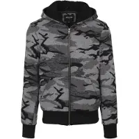 Urban Classics Veste mi-saison gris / gris foncé / noir