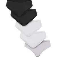 Urban Classics Slip gris clair / noir / blanc