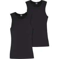 Urban Classics Débardeur de - Débardeurs Côtelés - Lot de 2 - M - pour Homme - noir - Taille M