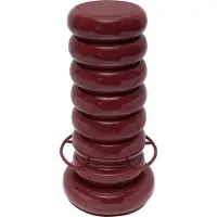 Leitmotiv - Tabouret Jill - Rouge - 40x40x79cm