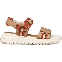Geox Sandales 'Flextride' beige foncé / homard / blanc